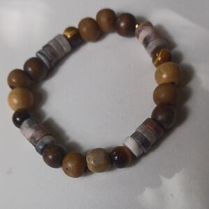 Wooden Beaded Bracelet